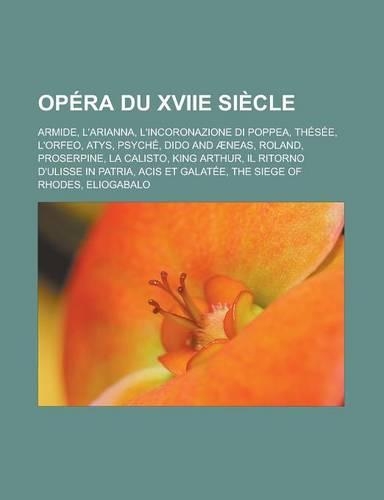 Opera Du Xviie Siecle