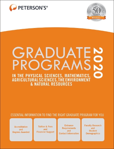 Graduate Programs in the Physical Sciences, Mathematics, Agricultural Sciences, the Environment & Natural Resources 2020