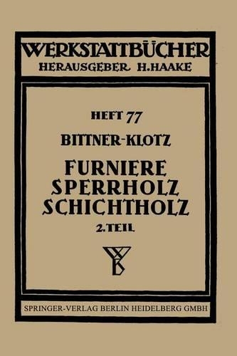 Furniere — Sperrholz Schichtholz
