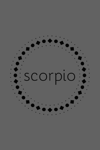 Scorpio: novelty star sign notebook 6"x9"