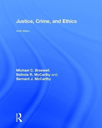 Justice, Crime, and Ethics