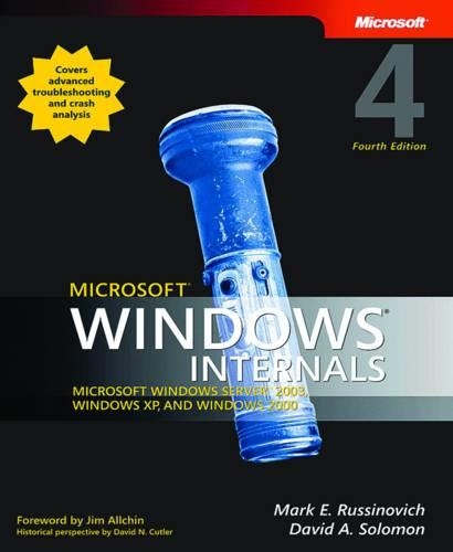 Microsoft Windows Internals: Microsoft Windows Server 2003, Windows XP, and Windows 2000