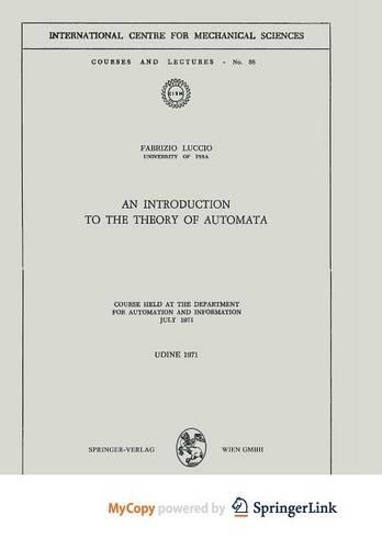 An Introduction to the Theory of Automata
