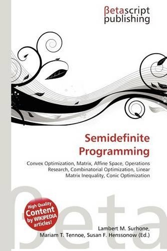 Semidefinite Programming