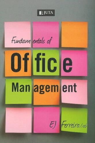 Fundamentals of office management