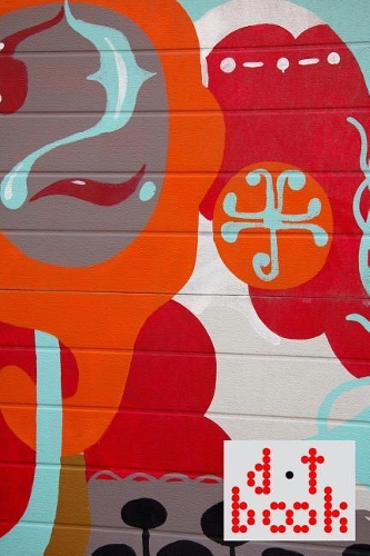 The Dot Book - A Dot Grid Notebook for Graphic Designers - Graffiti Series: 51