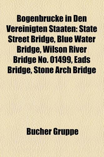 Bogenbrucke in Den Vereinigten Staaten: State Street Bridge, Blue Water Bridge, Wilson River Bridge No. 01499, Eads Bridge, Stone Arch Bridge
