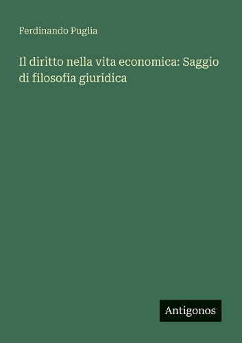 Il diritto nella vita economica
