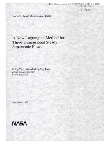 A New Lagrangian Method for Three-Dimensional Steady Supersonic Flows