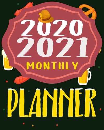 2020-2021 Monthly Planner: Blue Sky 8x10inch 2 Years Monthly Planner Calendar Schedule Organizer From January 1,2020 to December 31,2021 (24 Months Calendar Planner) With Holi