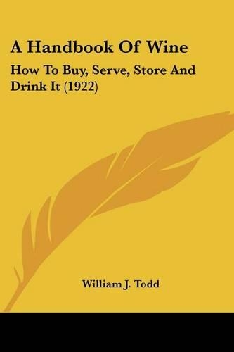 A Handbook Of Wine