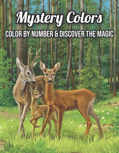 Mystery Colors Color By Number & Discover The Magic: An Adult Color by Number Mystery Coloring Book with Fun, Easy, and Relaxing Country Scenes, Animals Stress Relieving