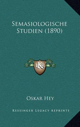 Semasiologische Studien (1890)
