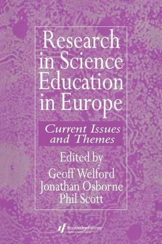 Research in Science Education in Europe