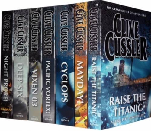 Dirk Pitt Collection Pack: Raise the Titanic, Mayday!, Cyclops, Pacific Vortex!, Vixen 03, Deep Six, Night Probe!