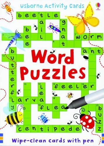Word Puzzles: (Wipe-Clean Activity Cards)