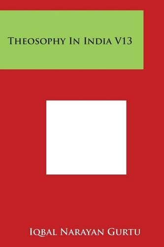 Theosophy in India V13