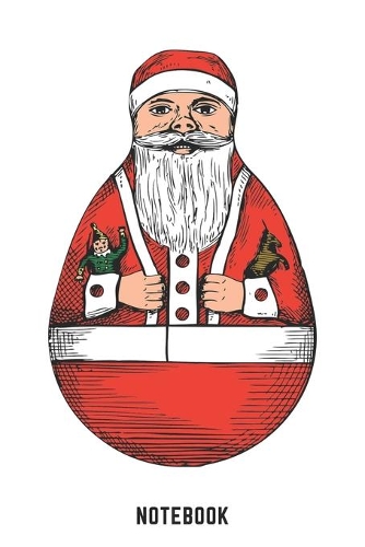 Notebook: A5 Liniert Lustiges Weihnachts Motiv Notizbuch für Weihnachten oder Nikolaus als Geschenk für die Adventszeit, Weihnachtswünsche und Weihnachtsplanu