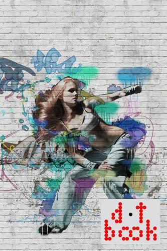 The Dot Book - A Dot Grid Notebook for Graphic Designers - Graffiti Series: 53