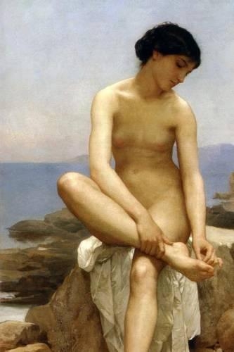 "The Bather" by William-Adolphe Bouguereau - 1879: Journal (Blank / Lined)(Art of Life Journals)