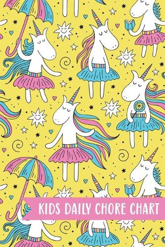 Kids Daily Chore Chart: Unicorn Weekly Checklist Task Family Behavior Journal Small Reward Tracking Organizer List For Children Routine Reusable Chores Responsibility Train