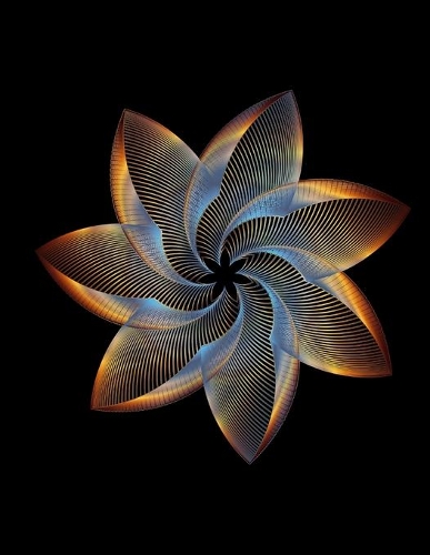 Golden Ornamental Journal: Lined Journal Notebook To Write In (Large 8.5 x 11, 162 Pages, Softback)