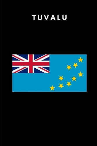 Tuvalu: Country Flag A5 Notebook to write in with 120 pages