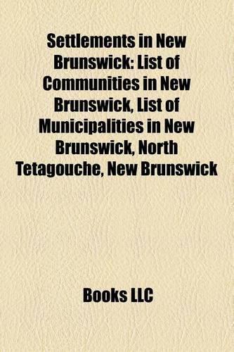 Settlements in New Brunswick