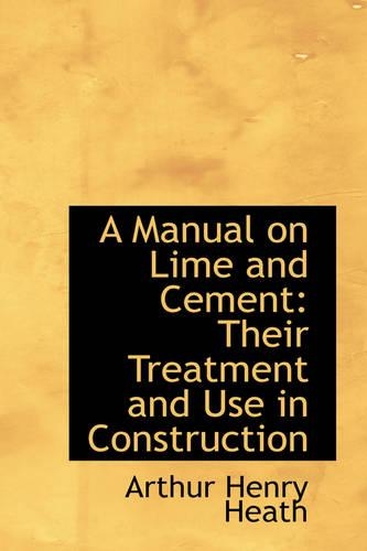A Manual on Lime and Cement