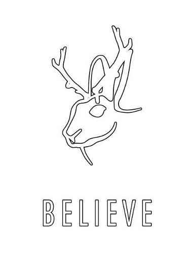 Creaturely Jackalope Notebook: Blank Sheet Music Journal, 8.5 X 11 Inches with 150 Pages, 13 Staves Per Page, Jackalopes Lovers Note Book