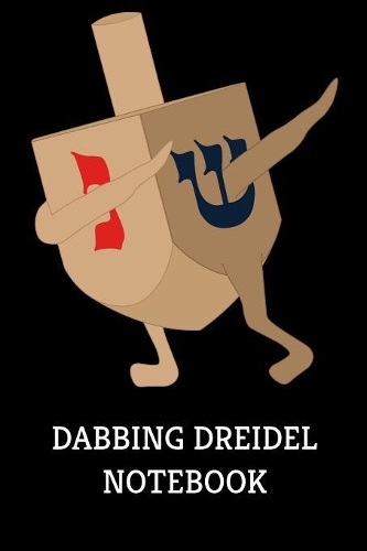 Dabbing Dreidel Notebook: Jüdisch Chanukka Notizbuch Chanuka - Jüdisches Fest Gästebuch Journal - 120 Linierte Seiten Notizblock