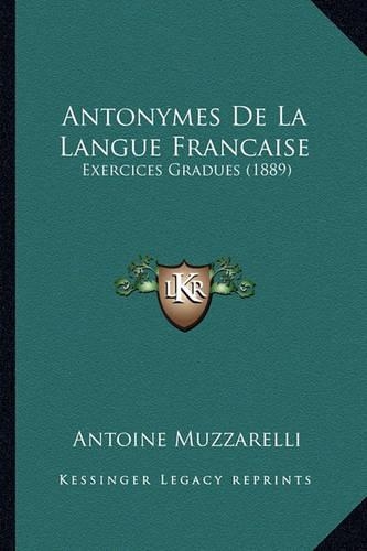 Antonymes De La Langue Francaise