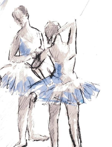 Ballerina Dancer Sketchbook: Ballet Drawing Girl Dance Female Ballerina Sketchbook.