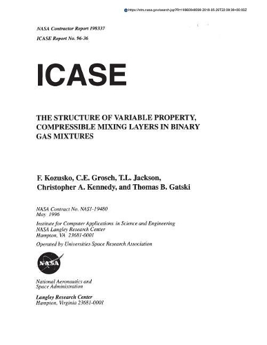 The Structure of Variable Property, Compressible Mixing Layers in Binary Gas Mixtures