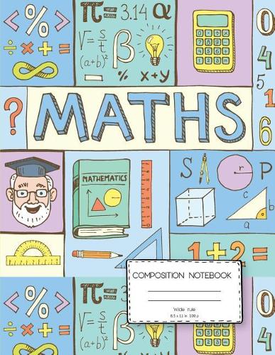 Composition notebook Wide-rule: Large School College Composition book Writer Journal for School, student, office, teacher