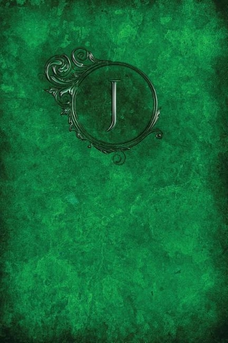 Monogram J Notebook: Blank Journal Diary Log