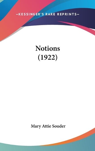 Notions (1922)