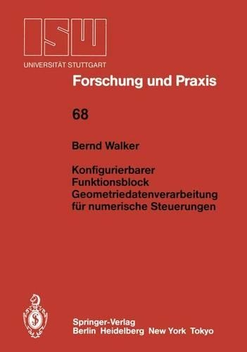Konfigurierbarer Funktionsblock Geometriedatenverarbeitung für numerische Steuerungen
