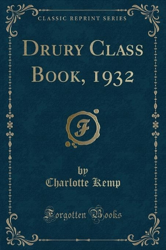 Drury Class Book, 1932 (Classic Reprint)