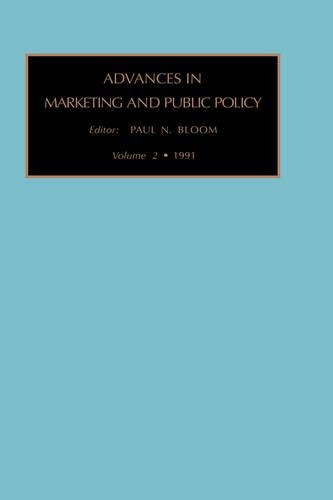 Advances in Marketing and Public Policy