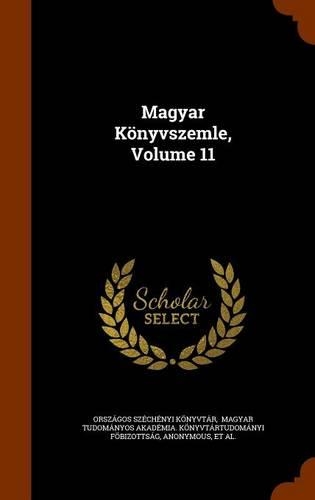 Magyar Könyvszemle, Volume 11