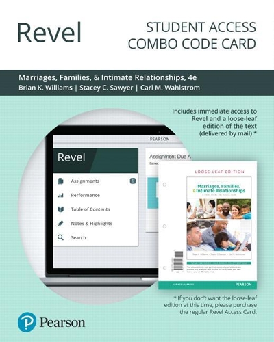 Revel for Marriages, Families, and Intimate Relationships -- Combo Access Card