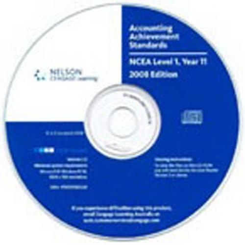 Accounting Achievement Standard NCEA 1 CD