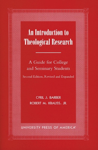 An Introduction To Theological Research