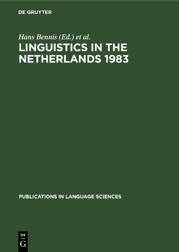 Linguistics in the Netherlands 1983