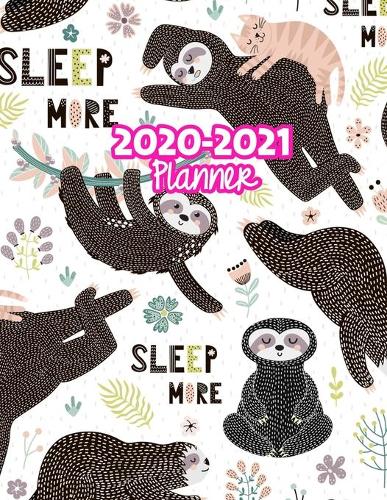 2020-2021 Planner: Two Year Calendar Organizer and Goal Journal - January 2020 - December 2021 Daily, Weekly and Monthly Planner Book with Back Sticker Expression Wall