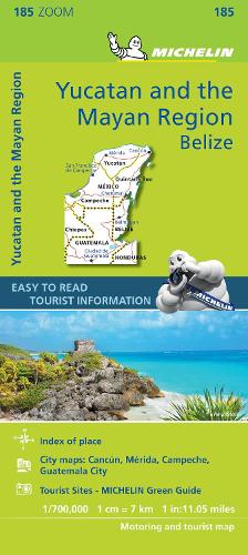 Yucatan & the Mayan Region - Zoom Map 185: Map