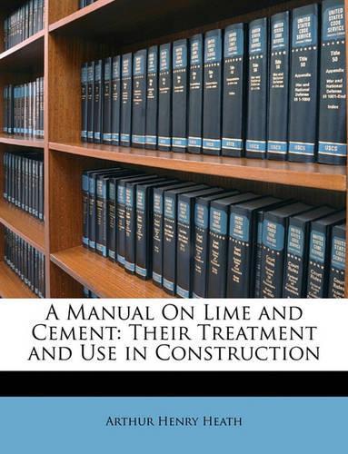 A Manual on Lime and Cement