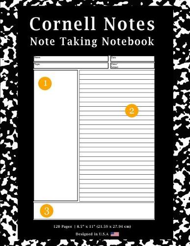 Cornell Notes Note Taking Notebook