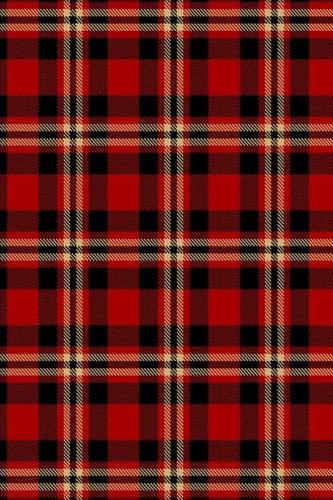 2020 Weekly Planner Lumberjack Plaid Tartan Red Black Tan 134 Pages: 2020 Planners Calendars Organizers Datebooks Appointment Books Agendas